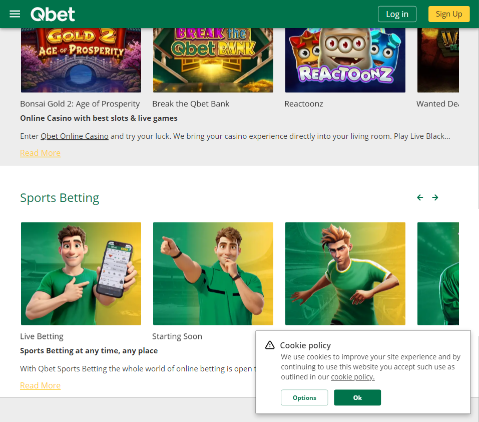 Qbet slide1
